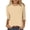 Khaki, variant on 3/4 Length Sleeve Womens Tops Fashion Fall Casual Solid Shirts Trendy Crew Neck Loose Ladies Tops and Blouses Fall Winter White T Shirts Casual Going Out Tops for Women