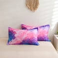 thumbnail image 6 of Btargot Galaxy Bedding Set Queen 3D Printed Outer Space Gradient Pink Universe Comforter Set for Boys Girls Kids, 6 of 11