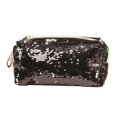 thumbnail image 1 of New Women Makeup Bag Sequins Zipper Brush Organizer Travel Portable Toiletry Cosmetic Bags, 1 of 2