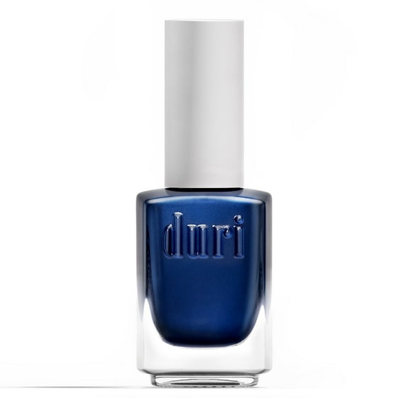 Duri Cosmetics Nail Polish 474 Encore, Midnight Blue Shimmer Deep and Alluring Nail Polish 0.5 fl oz