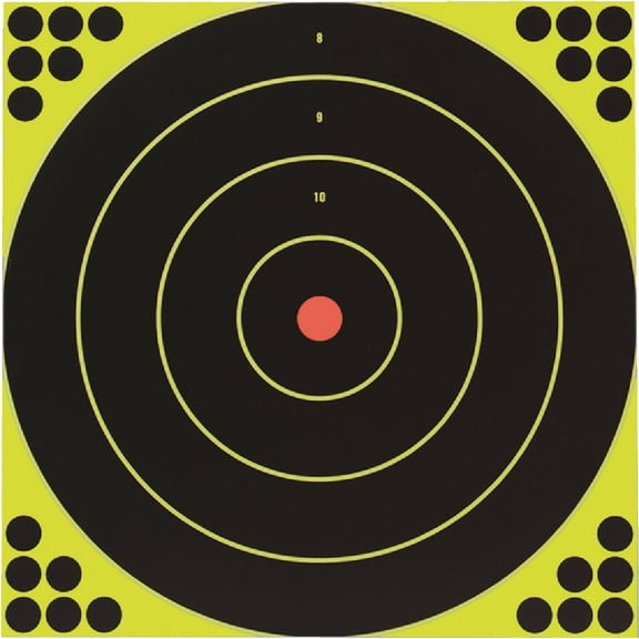 Birchwood Casey Shoot-N-C 12 In. Sighting Adhesive Paper Bulls-Eye Target
