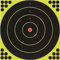 Birchwood Casey Shoot-N-C 12 In. Sighting Adhesive Paper Bulls-Eye Target