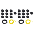 thumbnail image 1 of 20 Pcs 2 Holes Fuel Tank Grommet Rubber with Fuel Line Pipe for Brush Cutter Grass Trimmer, 1 of 6