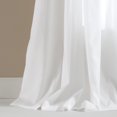 thumbnail image 6 of Lush Decor Avery Window Curtain White Set 54x84, 6 of 6