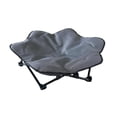 thumbnail image 3 of Colchoneta elevada para gatos y perros, cama elevada, fácil de limpiar, portátil, impermeable, resistente. Gris L, 3 of 8