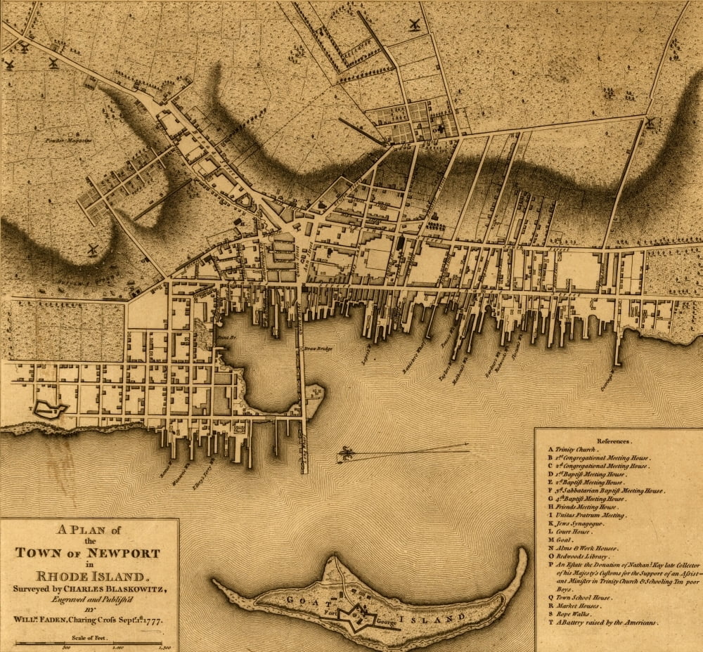 Newport Rhode Island 1777 Poster Print (18 x 24)