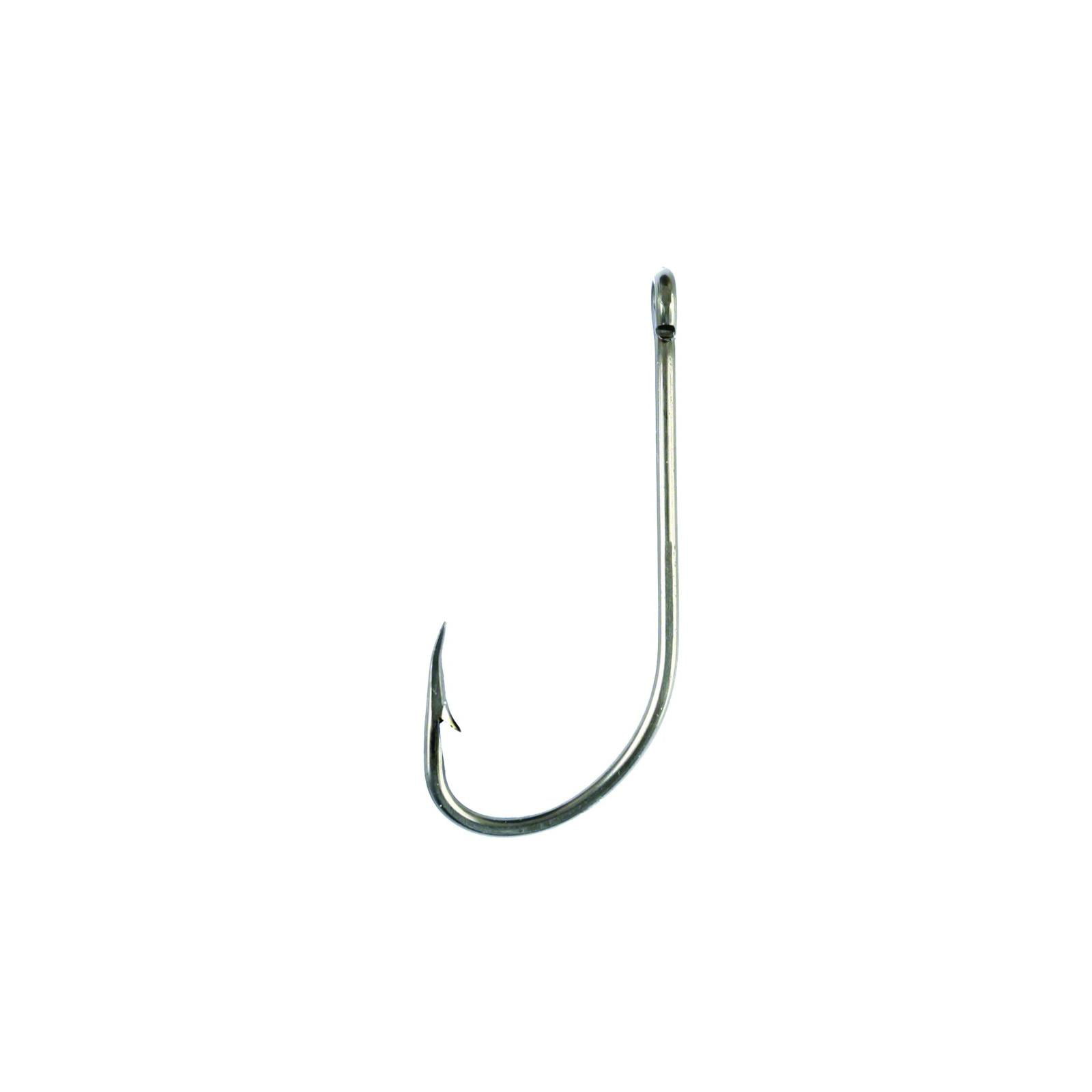 MADE IN USA 100 Size 3 Kahle Offset Hooks Straight Eye Bronze 