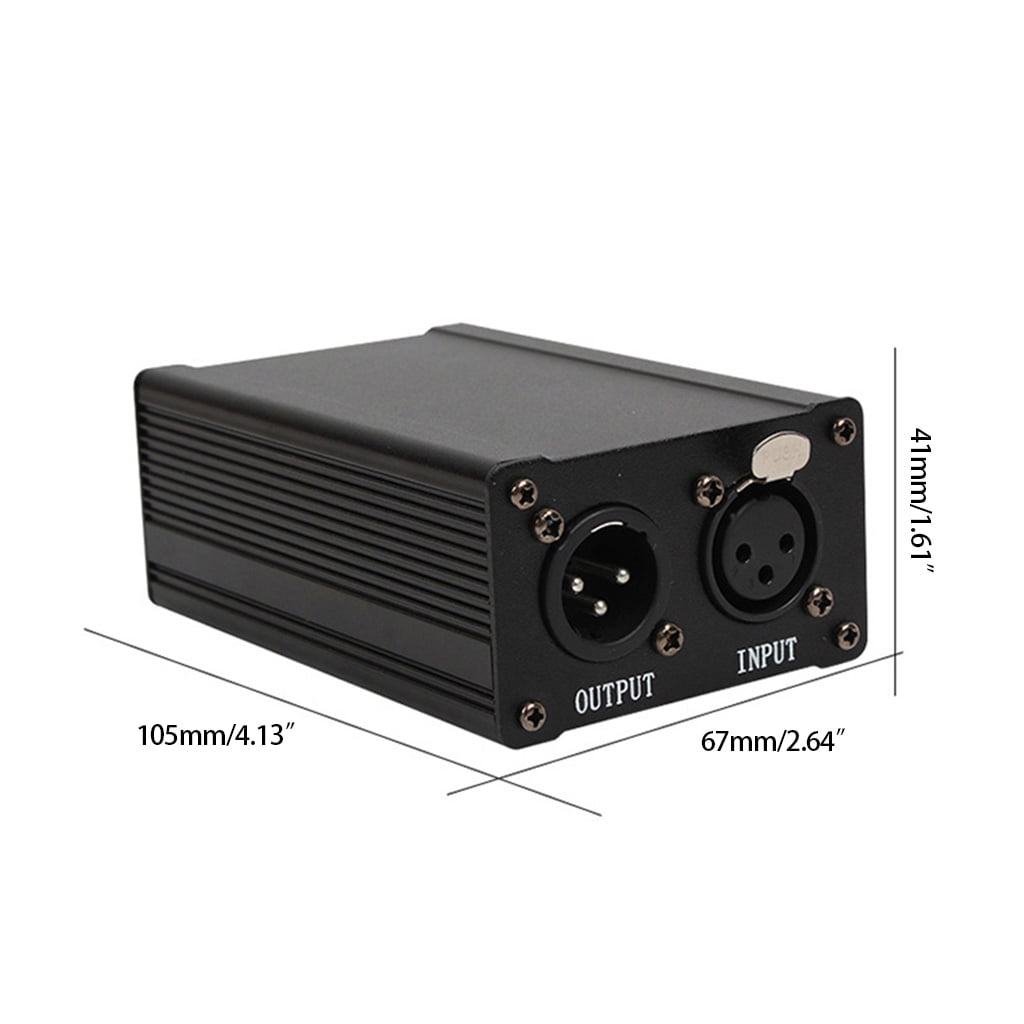 lanema Condenser Microphone Recording Stuio Equipment 48V Phantom Power Supply