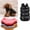 Black, variant on CAIMYY Winter Dog Coat Down Vest Thickened Pet Jacket, Warm Clothes With Snap Closure For Small Pets, Windproof Beige S
