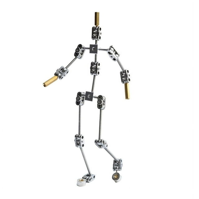 Kit de Armadura: Esqueleto de Marioneta de Metal para Armar, Fácil de Armar, Diseño de Personaje Animado, para Animación Stop Motion