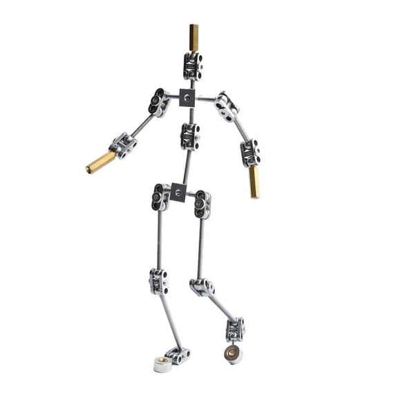 Days Animation Simple Armature Kit - DIY Metal Puppet Figure Skeleton, Easy to Assemble ...