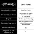 thumbnail image 6 of Hudson Hi-Fi 250 ct. Anti-Static Inner Sleeves for Vinyl Records & 250 ct. NEW VERSION Crystal Clear Vinyl Outer Sleeves – 500 Vinyl Covers, Acid-Free Premium Protection for Dust, Scratches & Static, 6 of 8