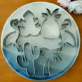 thumbnail image 5 of Hawaiian Cookie Cutter Set-Cactus, Pineapple, Flamingo, Monstera Leaf, Palm Tree, 5 of 6