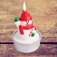 thumbnail image 6 of Vikakiooze 2022 Lovely Snowman Candles Are Used As Decorations For Halloween And Christmas, 6 of 9