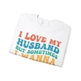 thumbnail image 2 of I Love My Husband But Sometimes I Wanna Square Up, Funny Wife Sweatshirt, 2 of 5
