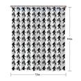 thumbnail image 5 of White Bigfoot and Tree Pattern Shower Curtain 72"x84" ,Bathroom Decorative Shower Curtains Set with 12 Hooks,Modern Waterproof Washable Shower Curtain, 5 of 6