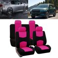thumbnail image 4 of Fundas universales para asientos de Coche JShteea Juego Transpirables rojo Rosa, 4 of 9