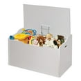 thumbnail image 5 of Badger Basket Child's Wooden 25 gal Bench Top Toy Box, White, 5 of 7
