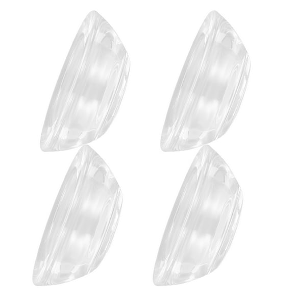 OUNONA 4Pcs Glass Candle Dish Candle Holder Clear Candle Holder Small Candle Cup Glass Cup Candles Holder