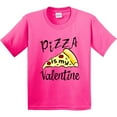 thumbnail image 3 of Inktastic Anti-valentine's Pizza is My Valentine Youth T-Shirt, 3 of 5