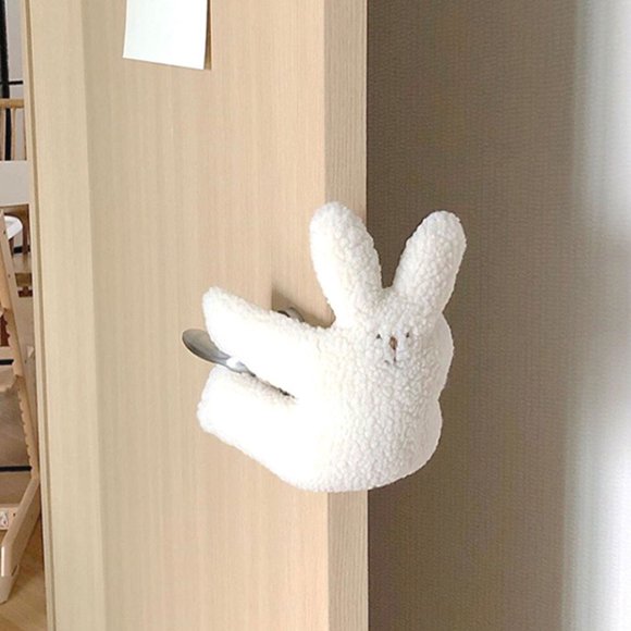 Dvkptbk Plush Dolls Home Door Rabbit Bear Plush Children's Door Seam Anti-pinch Hand Door Stop Tools on Clearance