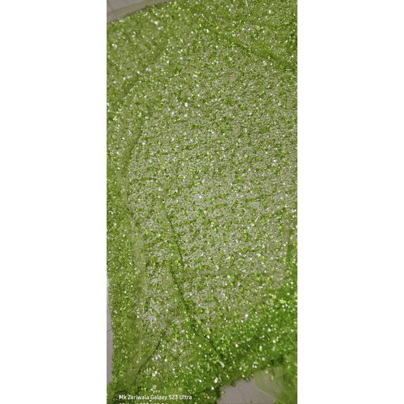 Exclusive | Hand Beaded Fabric Material | Handbeaded savoraski stones | Dress Making | Fabric by Yards