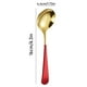 thumbnail image 3 of melotizhi Round Spoon 304 Stainless Spoon Fork Household Cute Small Soup Spoon Thick Round Bottom Eating Spoon, 3 of 9