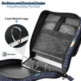 thumbnail image 4 of FORMRS Zipper Binder with Shoulder Strap 2-inch Ring 500 Sheet Capacity File Bag, Beige Cat Planet, 4 of 5