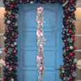 thumbnail image 2 of Corona navideña, corona navideña, decoración de inauguración de la casa, corona navideña para puerta de entrada, guirnalda navideña para balcón/chimen 180cm, 2 of 7