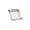 Silver, variant on Square Serving Tray, Thickened Stainless Steel Metal Food Plate and Baking Sheet for Home Kitchen Snacks, Bone Dishes, and Appetizers with Mirror Finish, Black