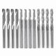 thumbnail image 1 of 12PCS Tungsten Carbide End Mill, 4PCS 1/8" CNC Milling Cutters Double Flute Tools + 8PCS Single Edge End Mills (2 Types), 1 of 5