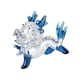 thumbnail image 2 of Figura de dragón de cristal, estatua de dragón de pie, minifigura decorativa china de colección azul, 2 of 9