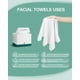thumbnail image 4 of Toallas faciales desechables LUXU, 200 unidades, extra gruesas y suaves, 4 of 9