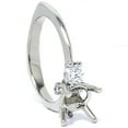 thumbnail image 2 of Pompeii 1/3ct Diamond Semi-Mount Engagement Ring 14K Setting (G/H,I1), 2 of 3