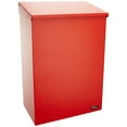 thumbnail image 2 of Qualarc ALX -100-RD Wall or Post Mount Top Load Galvanized Steel Mailbox, Red, 2 of 3