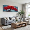 thumbnail image 3 of Canvas Wall Art for Living Room - Large Red Tree of Life Canvas Prints, Modern Abstract Nature Painting Wall Decor for Bedroom Bathroom and Office, 3 of 7