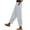 White, variant on Fashion Pants for Women Trendy Women Petite Plus Size Capris Short Length Palazzo Pants for Women Plus Size High Waist Cargo Pants Women Baggy