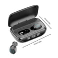 thumbnail image 4 of Audífonos intrauditivos Audífonos deportivos a prueba de sudor Compatible con Bluetooth 5.3 (Negro), 4 of 9