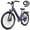 Purple, variant on Core ST 2.0 Electric Bike for Adults,500W (Peak 1200W)Motor Ebike,Up to 55Miles,Max 28MPH E Bicycle,7-Speed with Free Lock,(White)