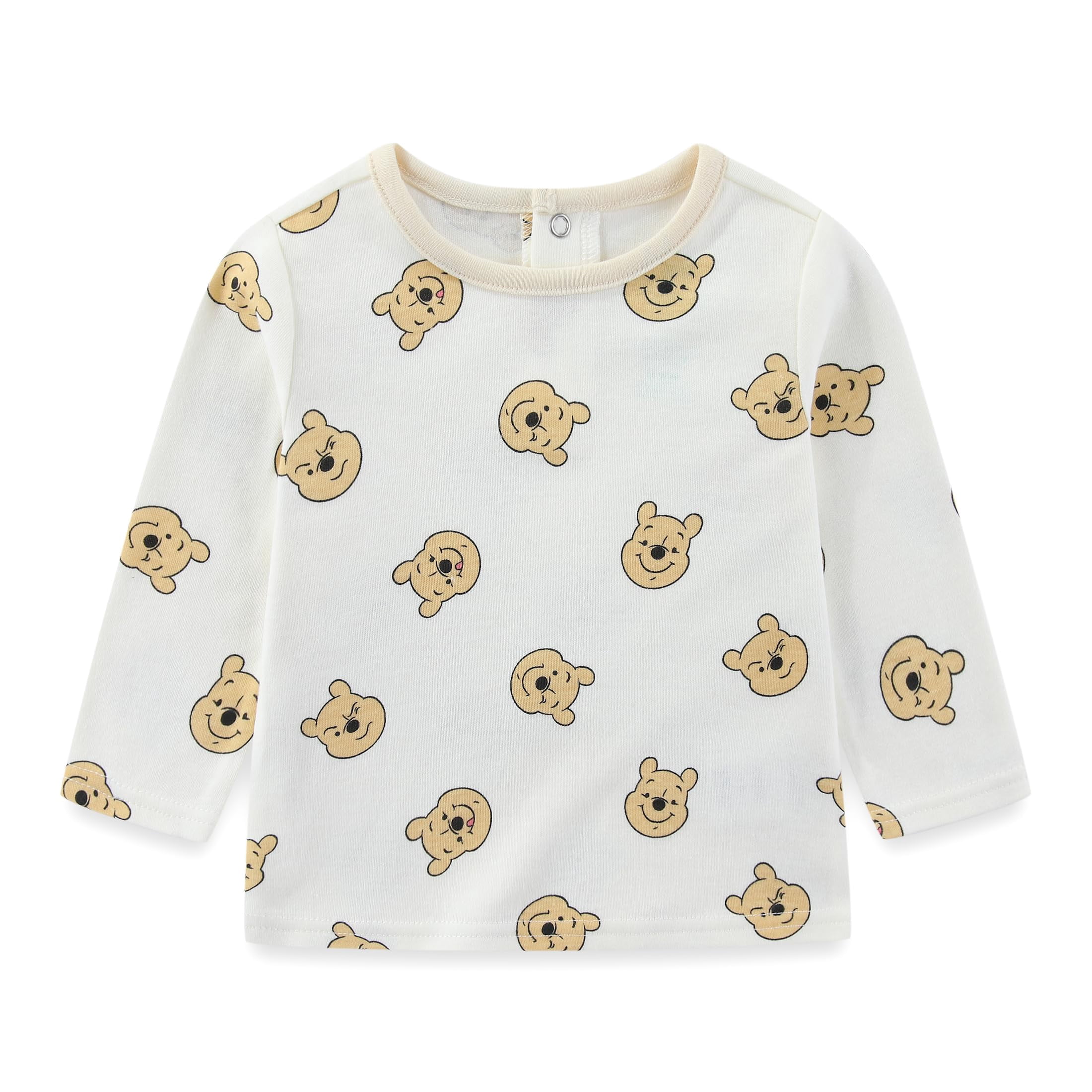 Disney Winnie the Pooh Long Sleeve Shirt and Overalls (Baby Boys), 2 Piece Set, Sizes 3M-9M