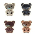 thumbnail image 5 of Huanledash Phone Stand with Mirror 360 Degree Rotation Shiny Glitter Cartoon Bear Phone Desk Steady Stand Holder Mobile Phone Accessories, 5 of 8