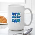 thumbnail image 6 of CafePress - Happy Birthday Dad Large Mug - 15 oz Ceramic Large White Novelty Mug, 6 of 6