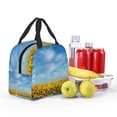 thumbnail image 5 of Sikiie Blooming Sunflower Field Lunch Bag for Women & Men Adult Insulated Lunch Box, Food Lunch Containers Lunch Tote Bags for Work, Travel, Outdoor, 5 of 8