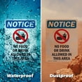 thumbnail image 5 of (2 Pack) No Food Or Drink Allowed Sign, 5 of 7