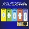 thumbnail image 3 of Always Maxi Overnight Pads with Wings for Women, Size 5, Extra Heavy Overnight Absorbency, Unscented, 52 Count, 2 PACK, 3 of 5