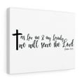 thumbnail image 4 of Scripture Walls As For Me Joshua 24:15 Bible Verse Canvas Christian Wall Art Ready to Hang Unframed, 4 of 12