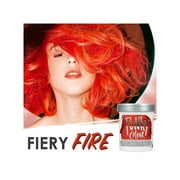 Jerome Russell PUNKY COLOUR Semi Permanent Conditioning Color 3.5 oz - Fire ( PACK OF 2 )