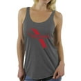 thumbnail image 1 of Awkward Styles Autism Awareness Red Ribbon Support Unique Graphic Racerback Tank Tops, 1 of 4