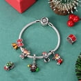 thumbnail image 3 of MULA Euopean Original Silver DIY Charms Christmas Gift Socks AAA CZ For Women Bracelet Necklace Birthday Jewelry, 3 of 9