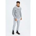 thumbnail image 2 of Chunky Knit Turtleneck Sweater - Ecru/Black, 2 of 11